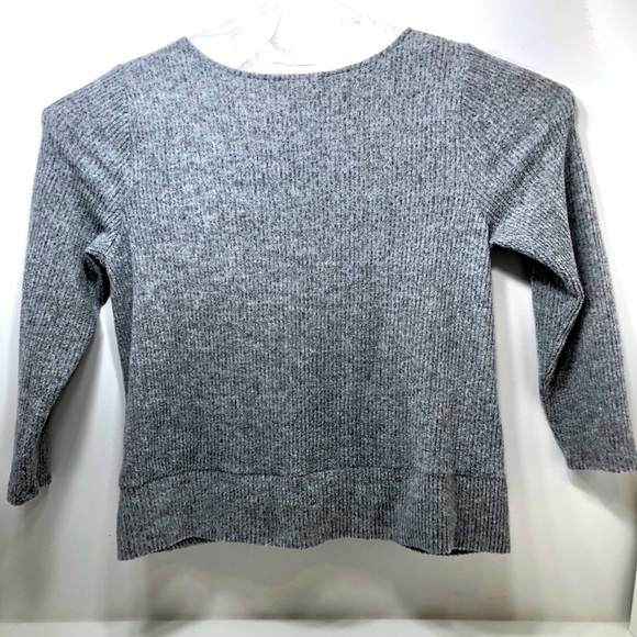 Sweater ELOQUII Women’s gray sweater plus size - Picture 2 of 4